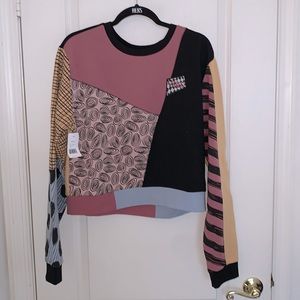 NWT VANS x Nightmare Before Christmas Sally Cropped Sweatshirt
